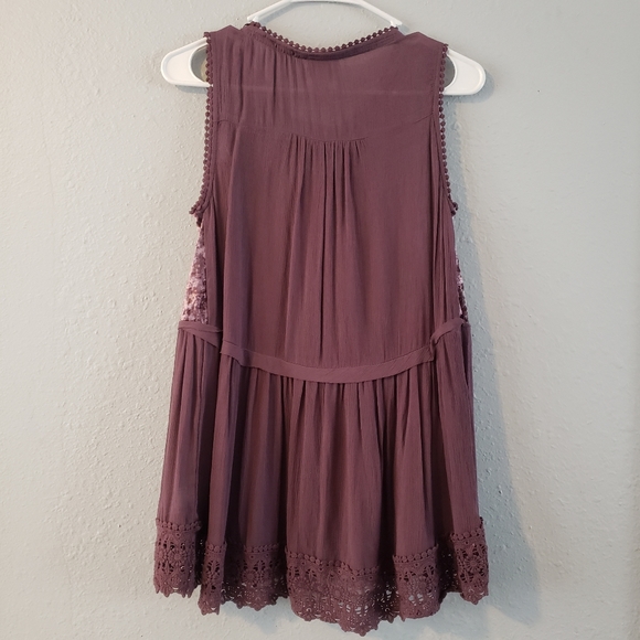 Knox Rose Sleeveless Embroidered Tunic Blouse S - Picture 8 of 10